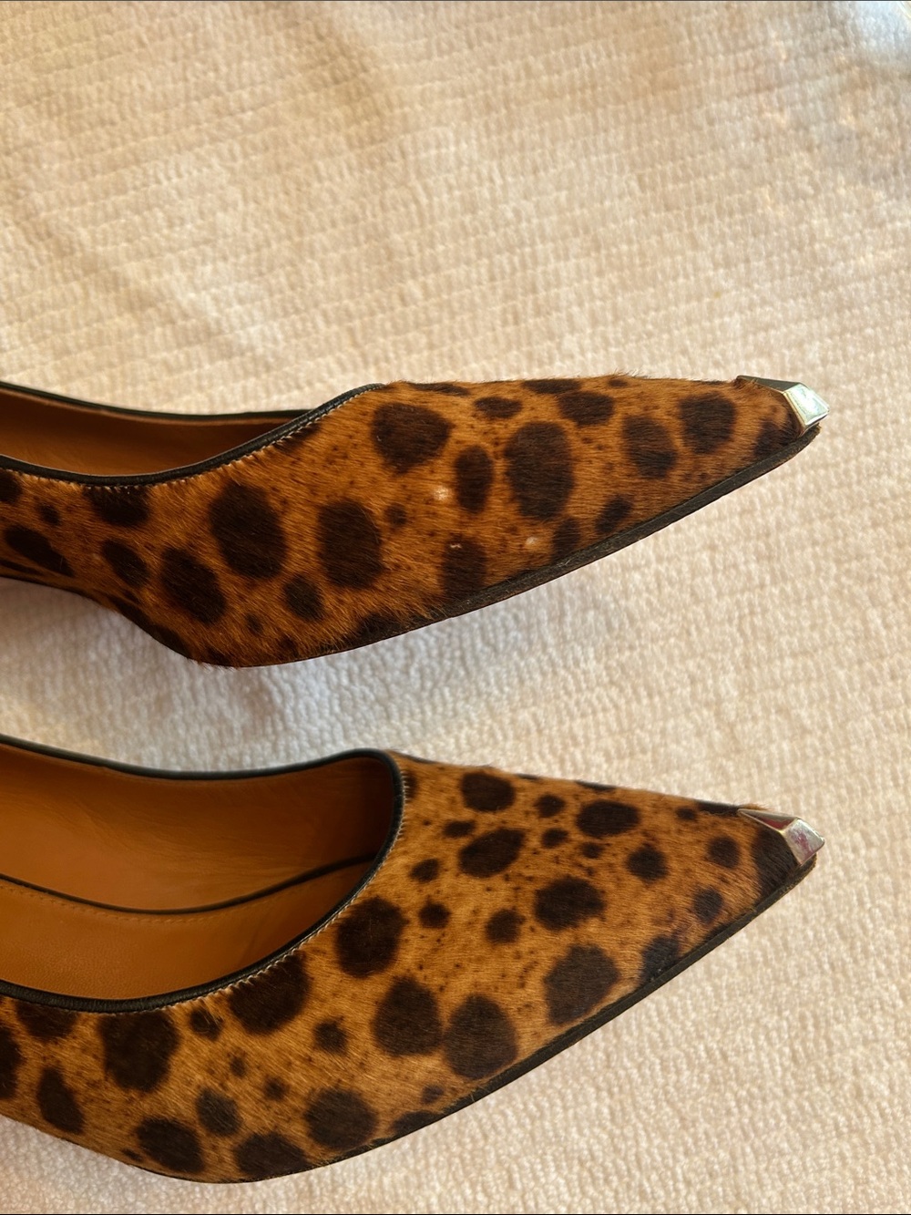 Givenchy Leopard-Print Pointed Toe Heels in Brown and Black - Picture 7 of 13